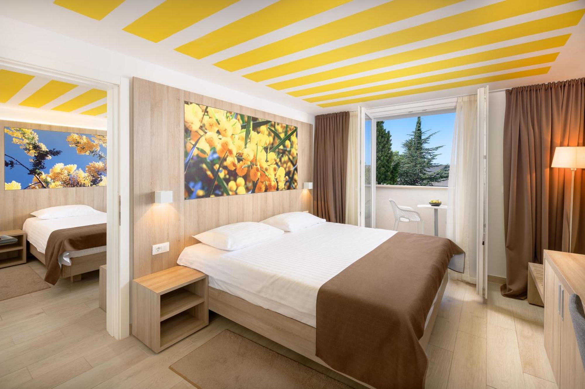 Superior Familienzimmer mit Balkon und Gartenblick – Pavillon