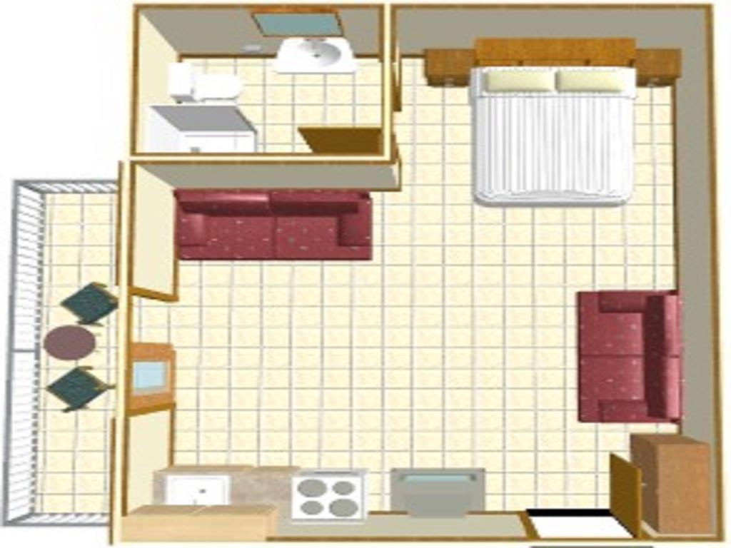 Studio Apartment Sea View