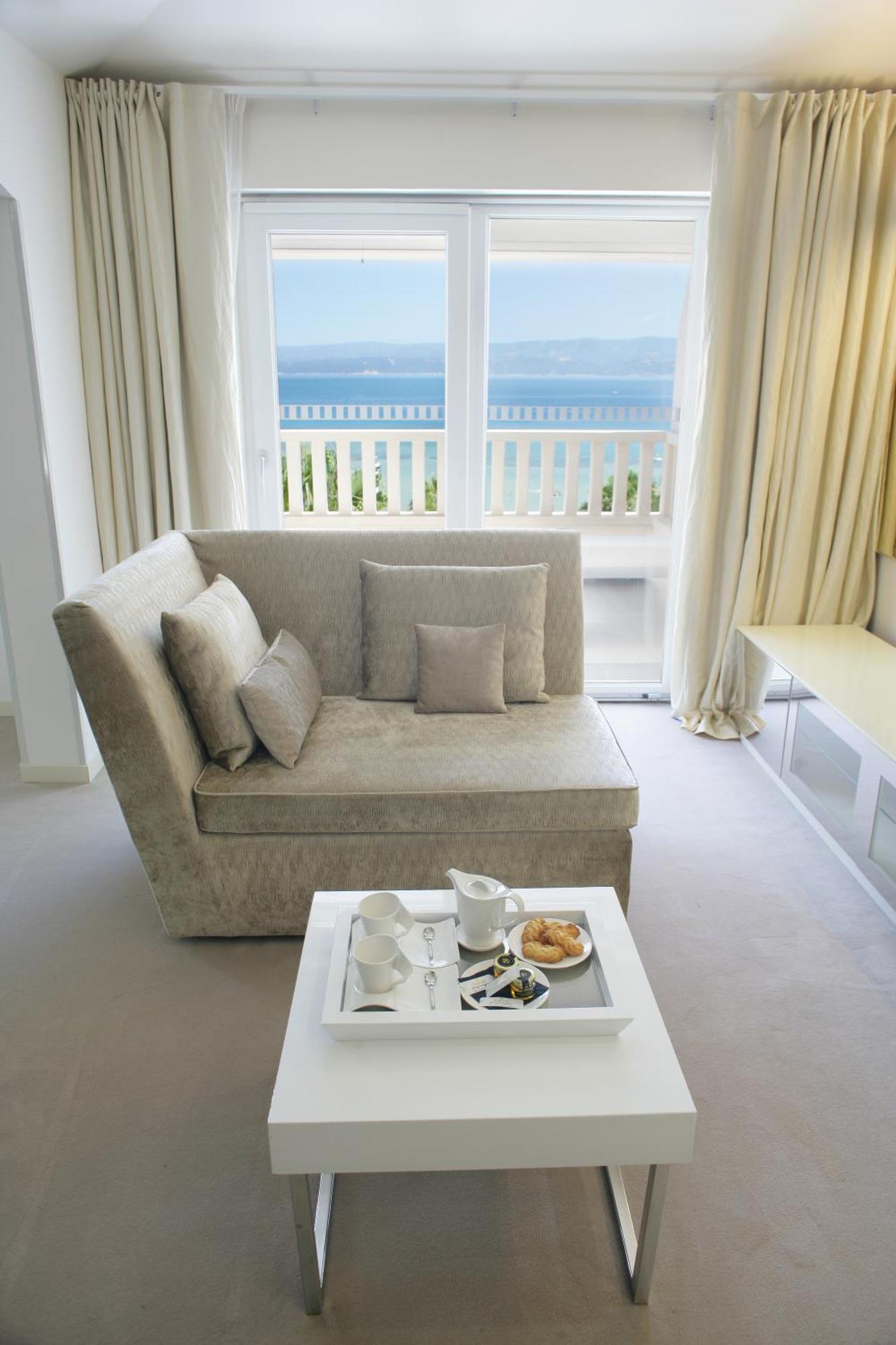 Executive Suite mit Terrasse, Meerblick und Whirlpool