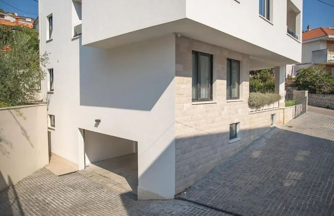 Luxury Villa Trogir 3 With Private Pool, Jacuzzi And Gym By The Beach On Ciovo - Okrug Donji-1