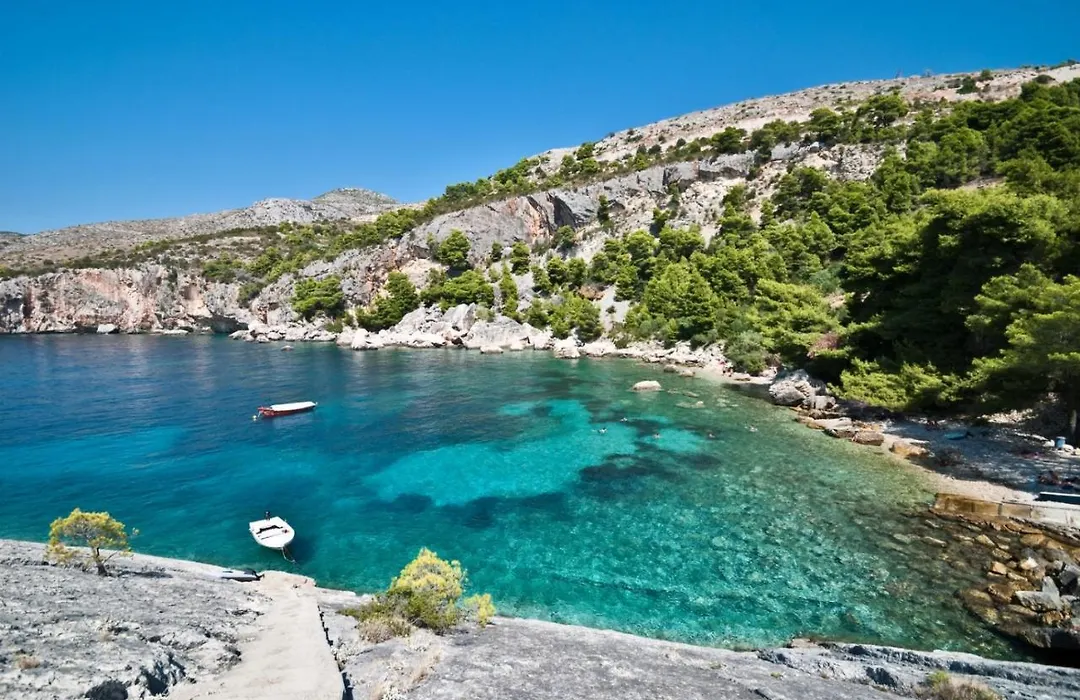 Studio Apartment In Hvar Town With Sea View, Terrace, Air Conditioning, Wi-Fi-1