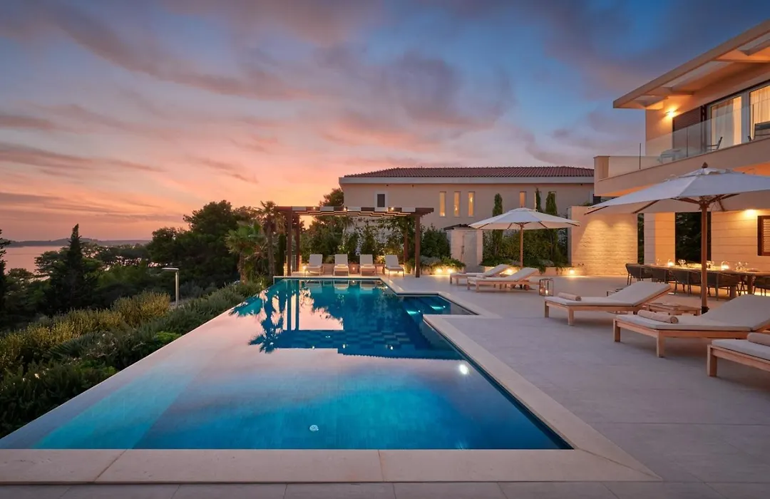 Luxury Villa Hvar Deluxe Palace 1 With Heated Pool, Gym And Sauna-1