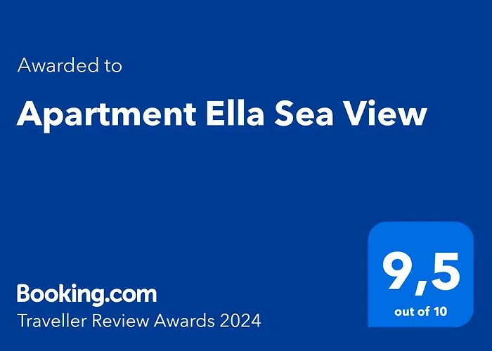 Haustierfreundliches Apartment Ella Sea View Bol